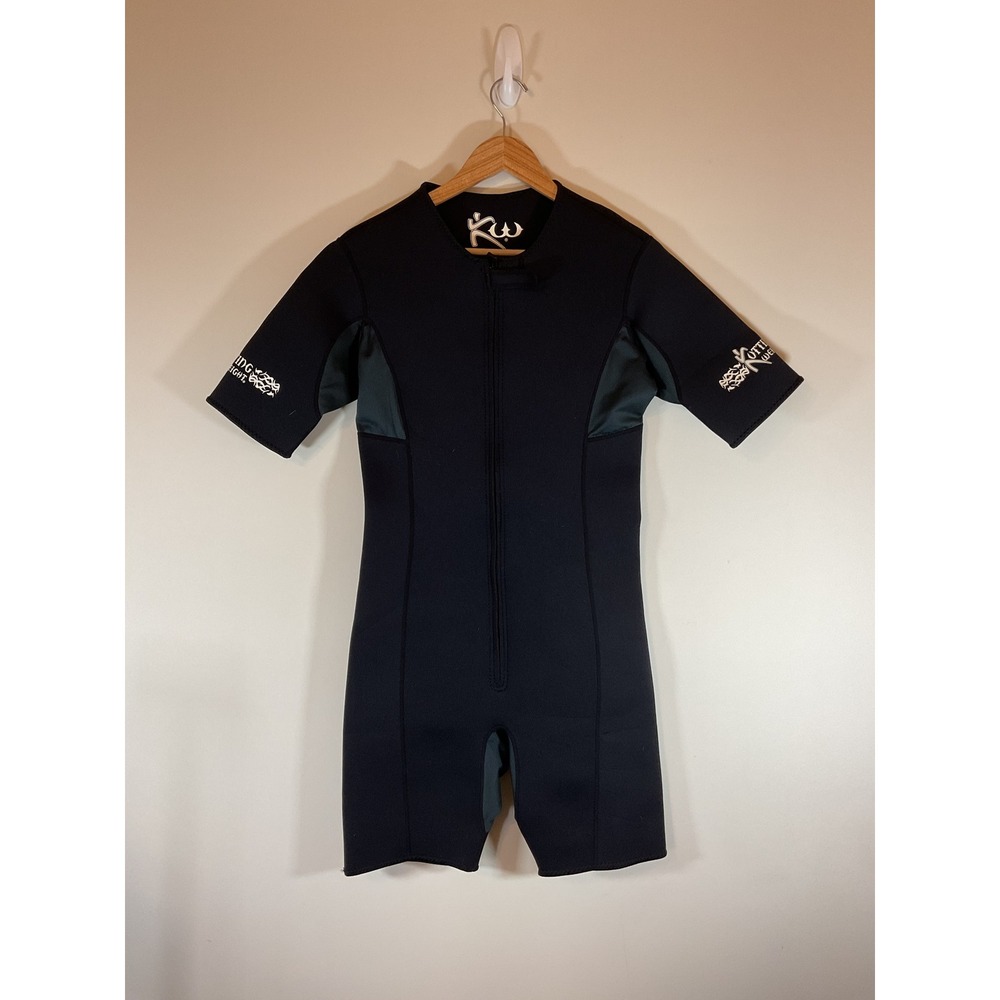 Kutting Weight Sauna Suit Neoprene Short Sleeve Full Body Workout Gear Black M